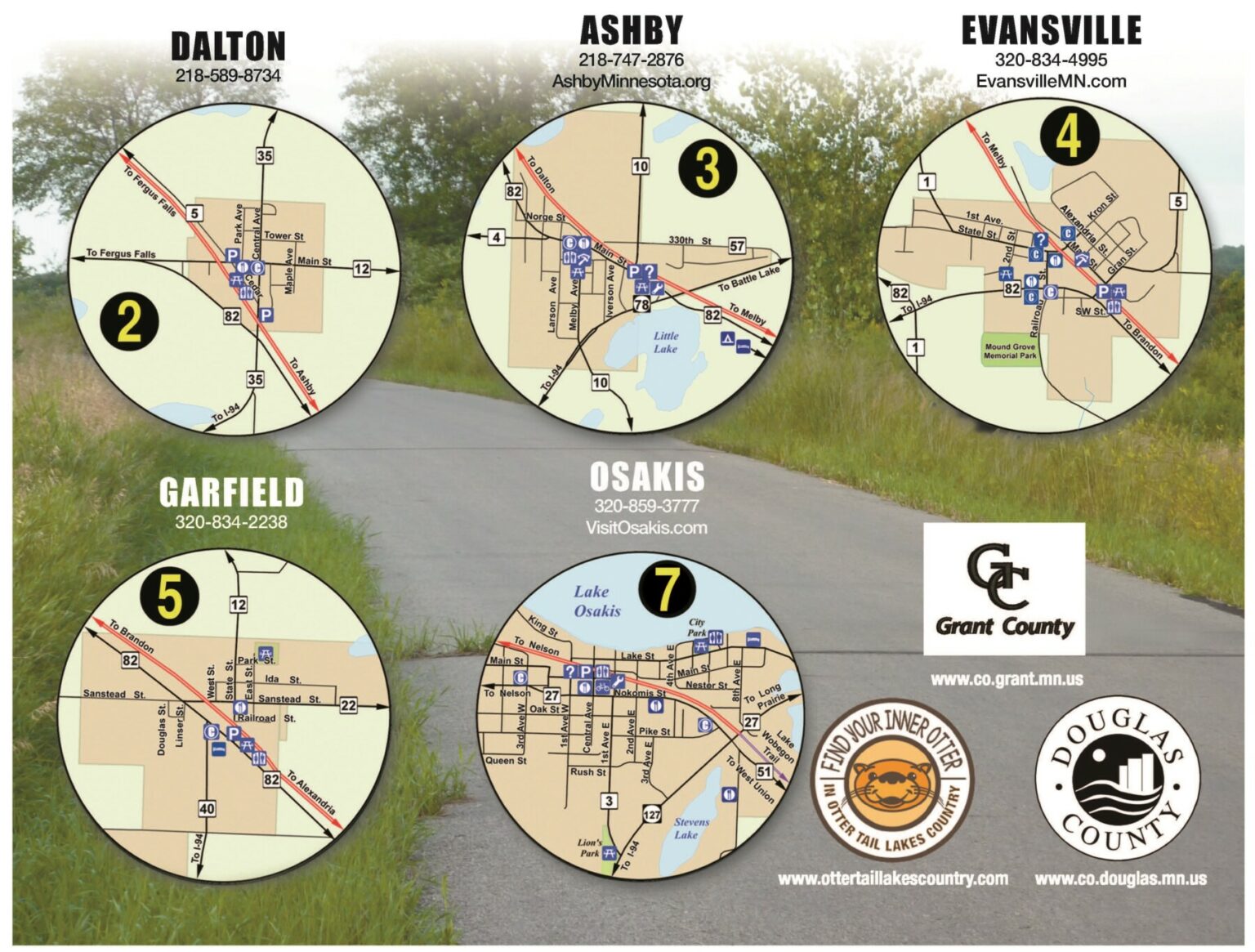 Trail Map Central Lakes Trail